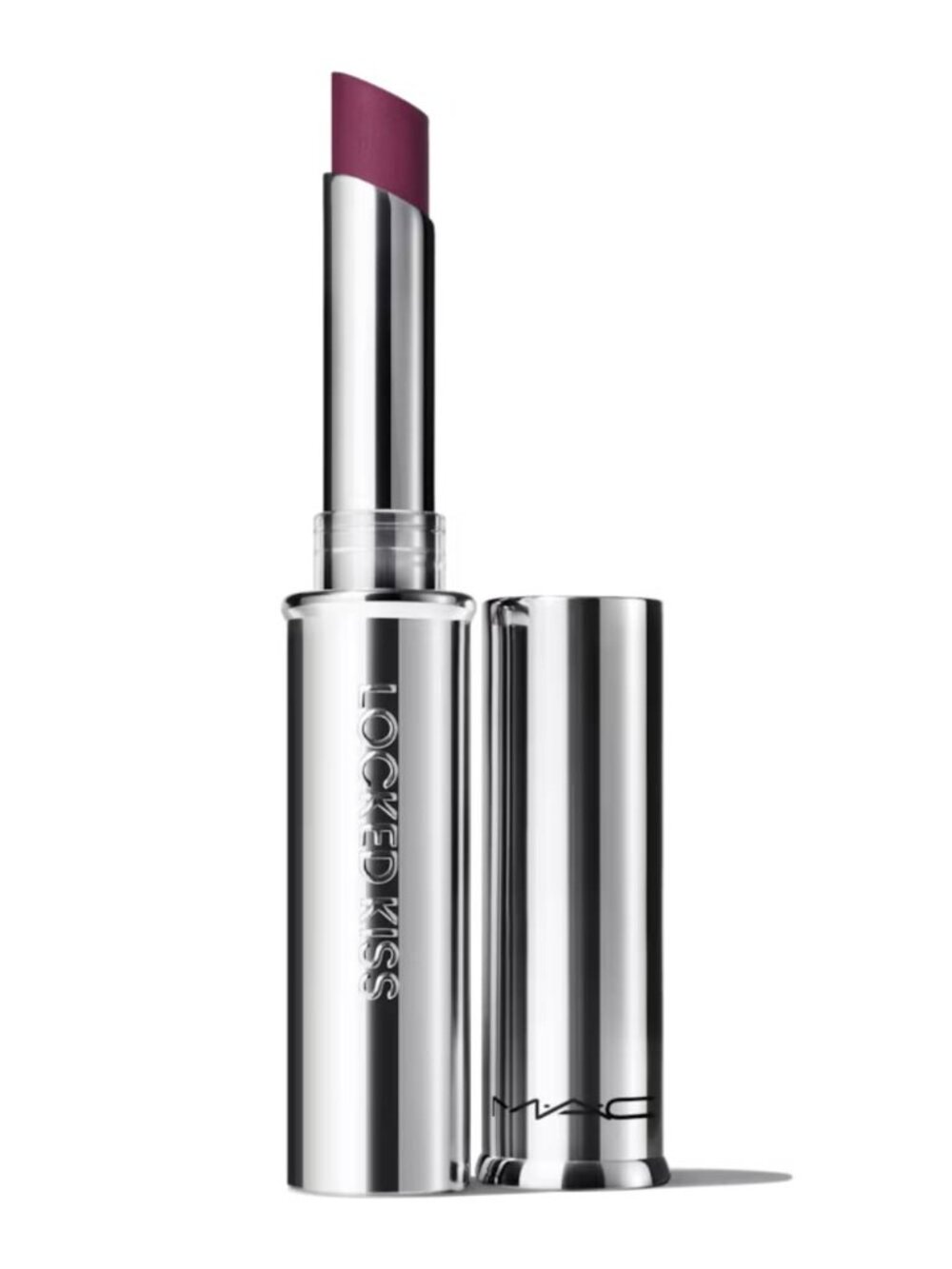 MAC Locked Kiss 24hr Lipstick in Rein Vibrant Purple